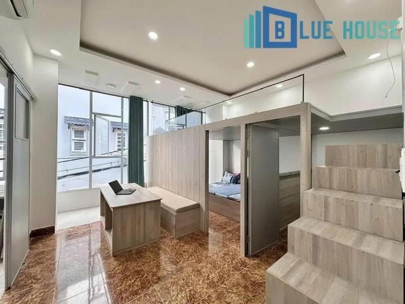 2 không gian ngủ - view kính - full nt | kcn tân bình - nhà ga t3