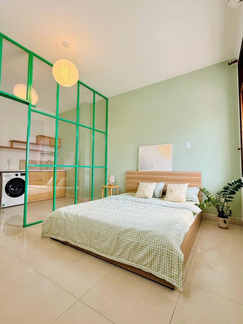 Chỉ hơn 7tr đã có căn hộ 1 phòng ngủ ban công lớn, máy giặt riêng, tách bếp ở đinh bộ lĩnh bình thạnh gần quận 1 và các quận trung tâm - Ảnh 4