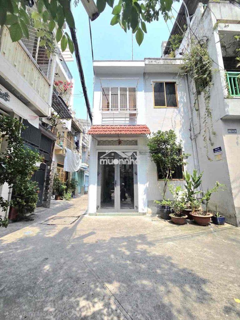 Nhà huỳnh văn bánh dtsd 40m2  1 trệt 1  lầu 2pn sạch đẹp thoáng mát