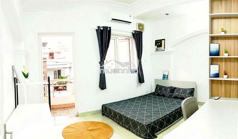 Căn hộ 1pn ban công xem phòng 24/7 kênh trường sa thoáng mát