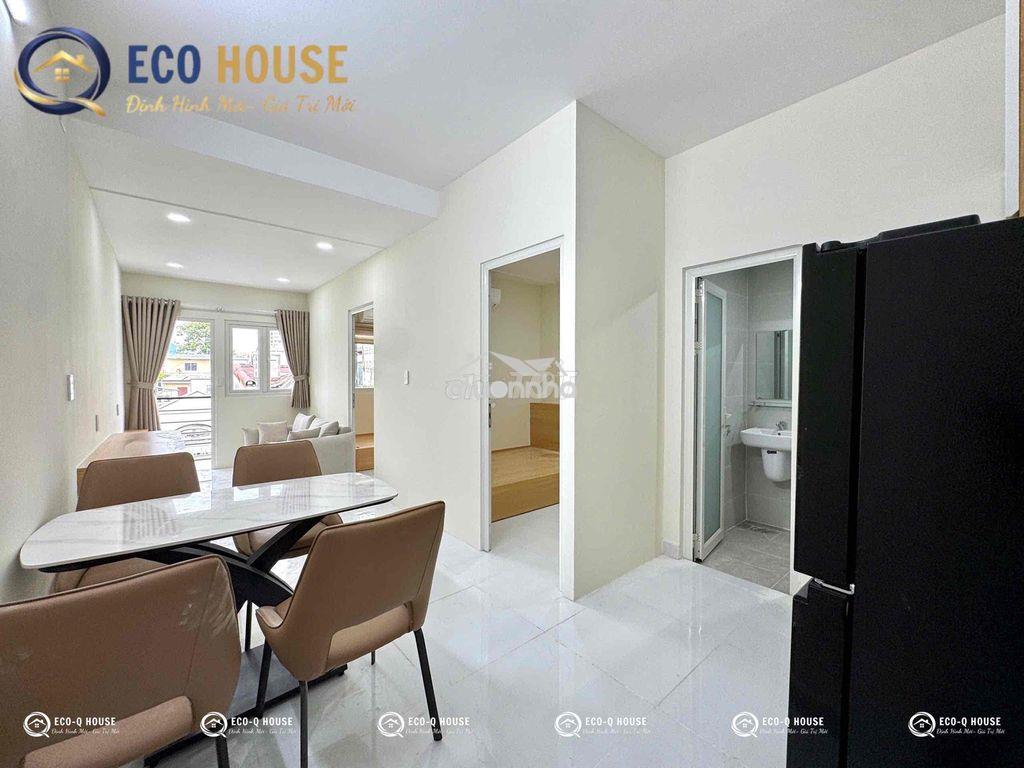 Cho thuê căn hộ cao cấp dạng 2phòng ngủ mới xây 80m2 ngay phạm văn hai - Ảnh 3