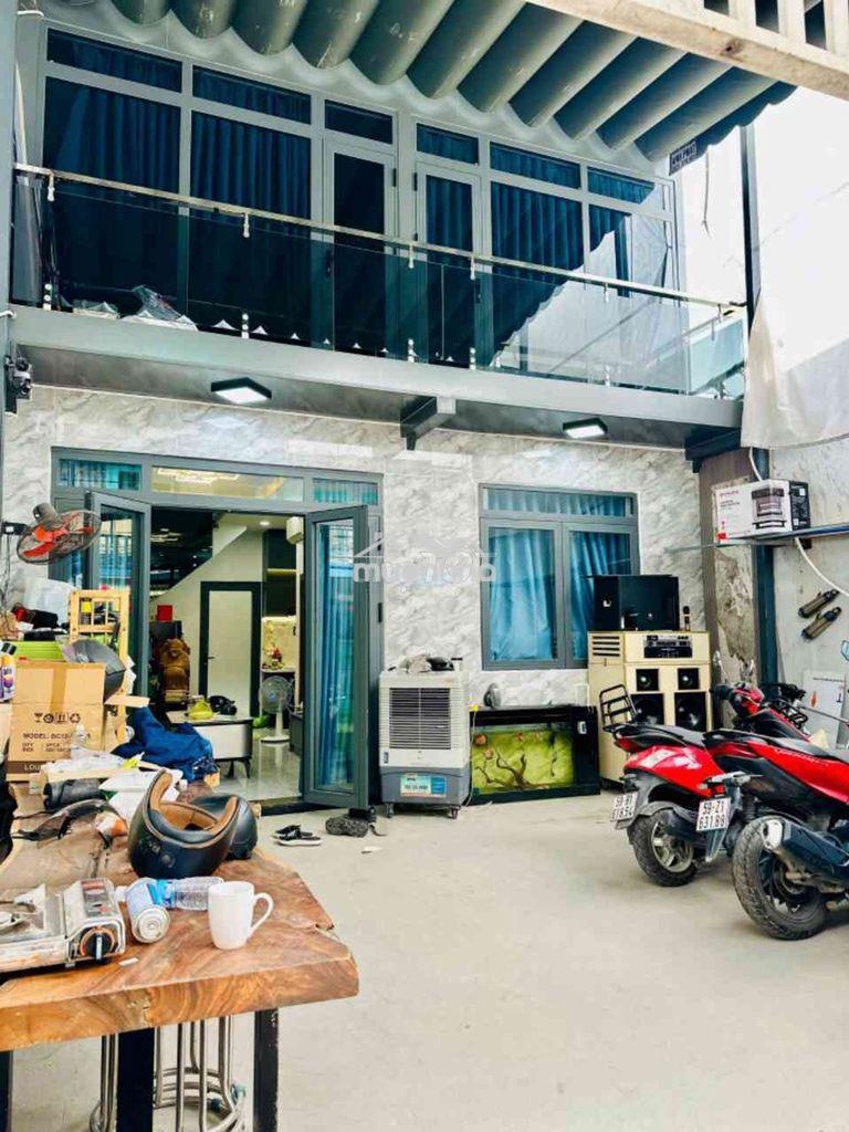 Bán nhà mới hẻm xe hơi, có 3 phòng ngủ, mặt tiền 6m vào ở ngay. - Ảnh 2